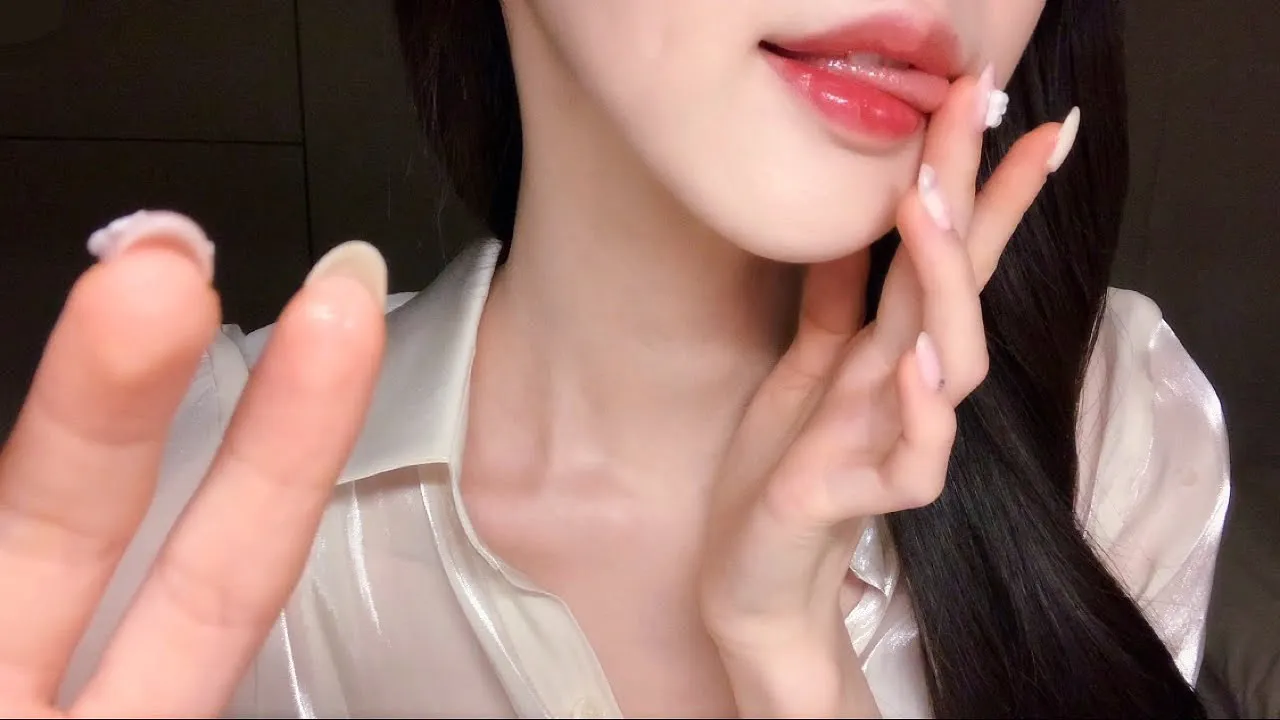 [plob플롭]体验口水画的视觉魔法，享受唾液擦脸带来的温柔呵护 | ASMR番茄助眠