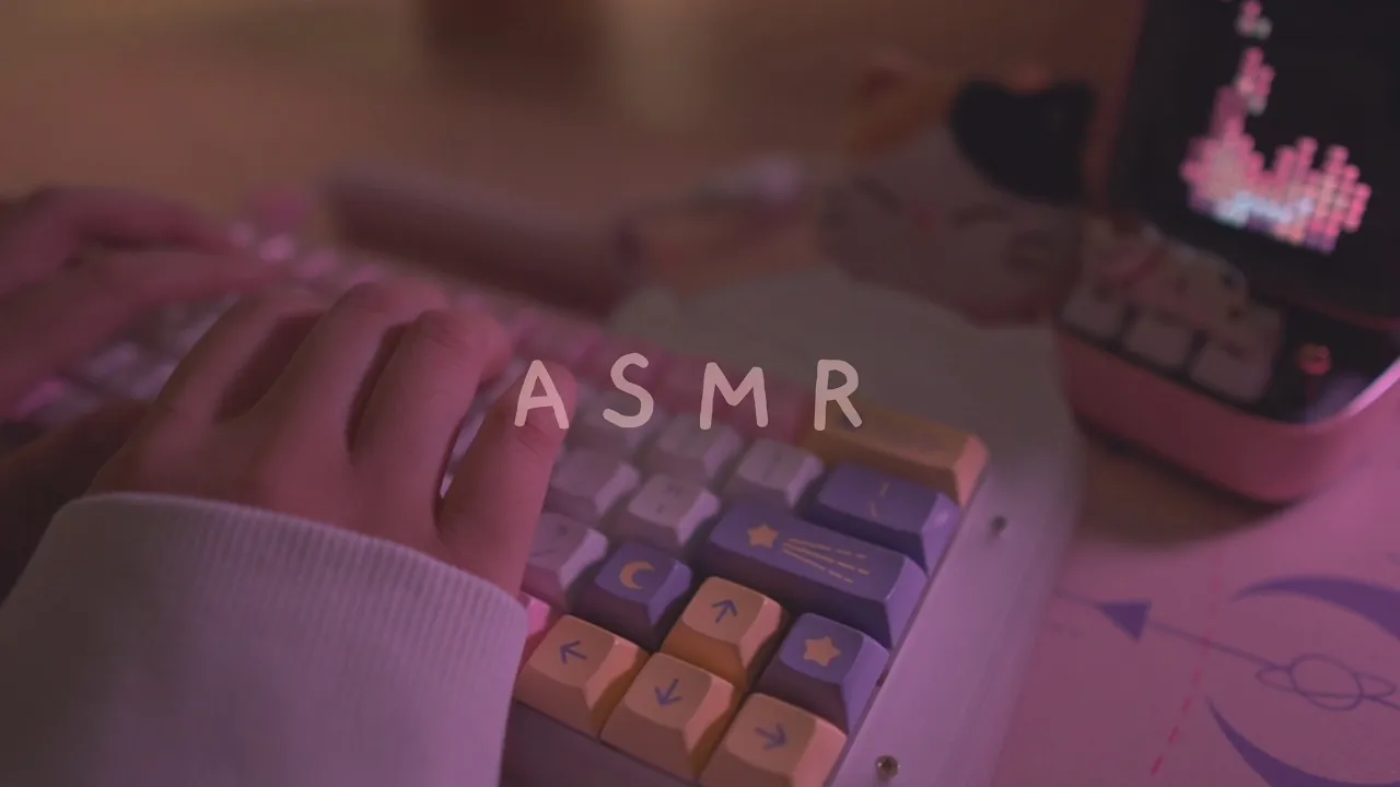 [ricecloud] 在9种不同的客制化键盘上打字 | 清脆敲击声助眠解压 | ASMR番茄助眠