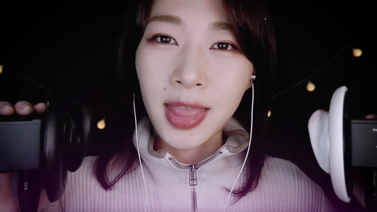 [SARA]穿透大脑的舔耳口腔音|Ear eating | ASMR番茄助眠