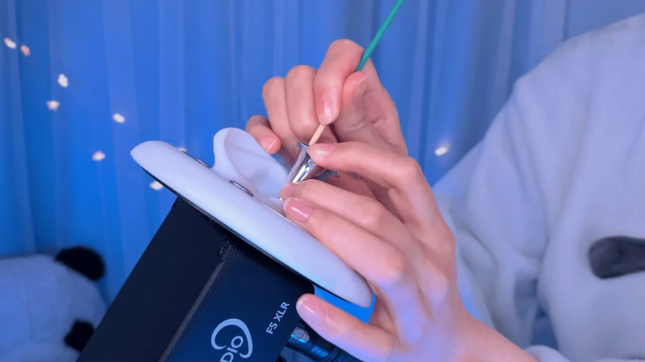 [koPanda] 使用耳镜进行的真实深入的耳垢清洁 | 綿棒掏耳 | ASMR番茄助眠