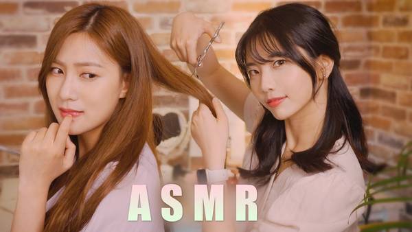 [Suna助眠]和吴夏荣姐姐一起玩弄头发|梳头按摩 | ASMR番茄助眠