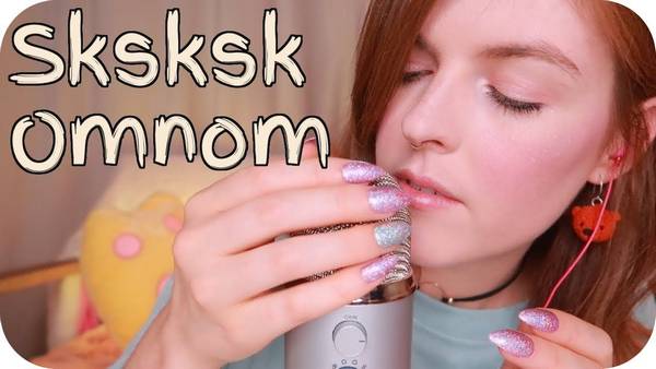 ASMR SkSkSk, Omnom, Blue Yeti Rim Tapping, Shooting Star, Windguard Stroking