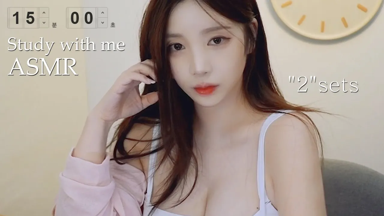 [允英yoonying] 你的工作学习伴侣，附带定时器(铅笔，书，键盘，棒棒糖...) | ASMR番茄助眠