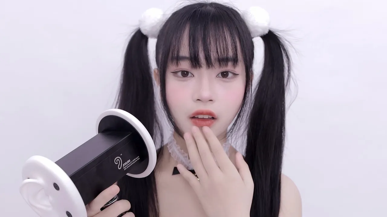 [晓美 ]舔耳口腔音放松体验：细腻声音的温柔抚慰 | ASMR番茄助眠