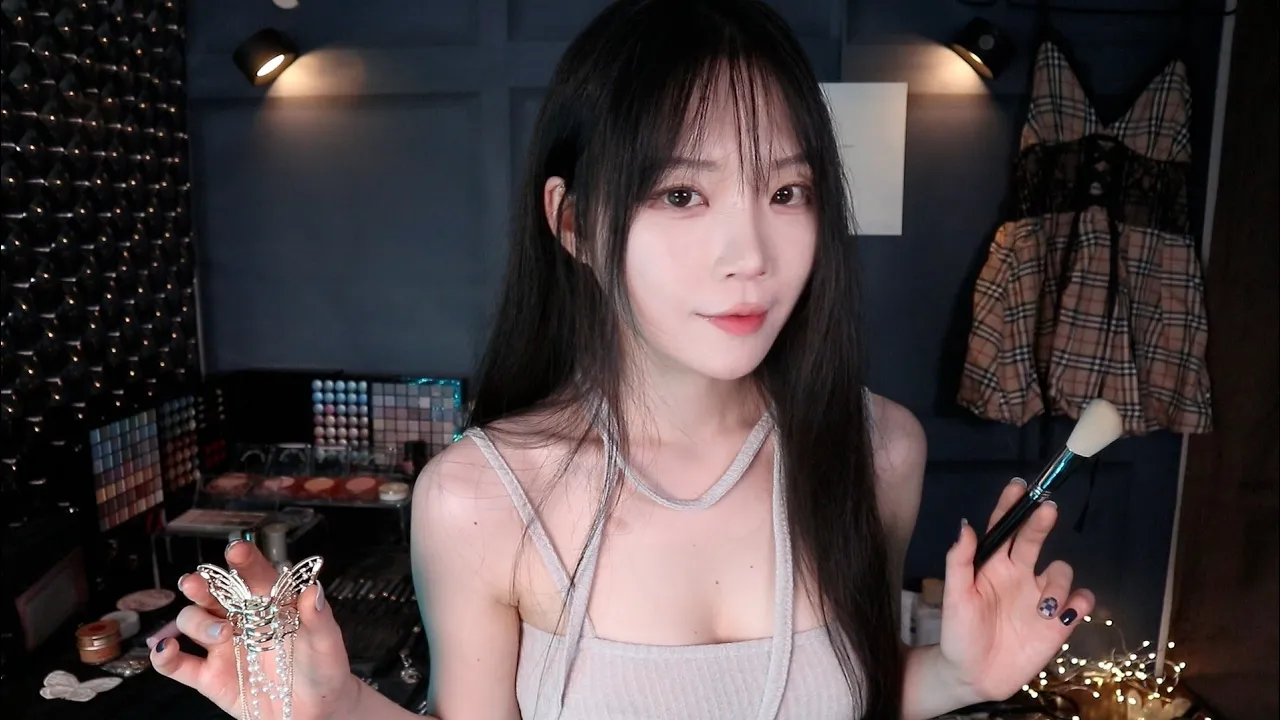 [nara_나라]偶像候诊室的化妆助眠放松 | 1小时睡眠保证 | ASMR番茄助眠