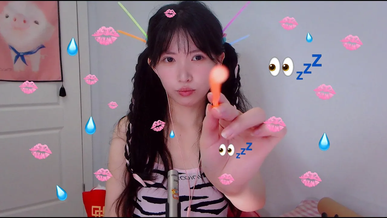 [芝麻对辣]快速口腔音|弹舌略略略|灯光引导 | ASMR番茄助眠