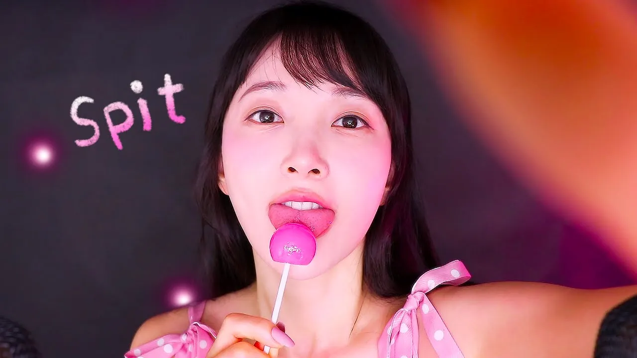 [ Eunzel]用一根粉色的棒棒糖在你的脸上画画|口腔音 | ASMR番茄助眠