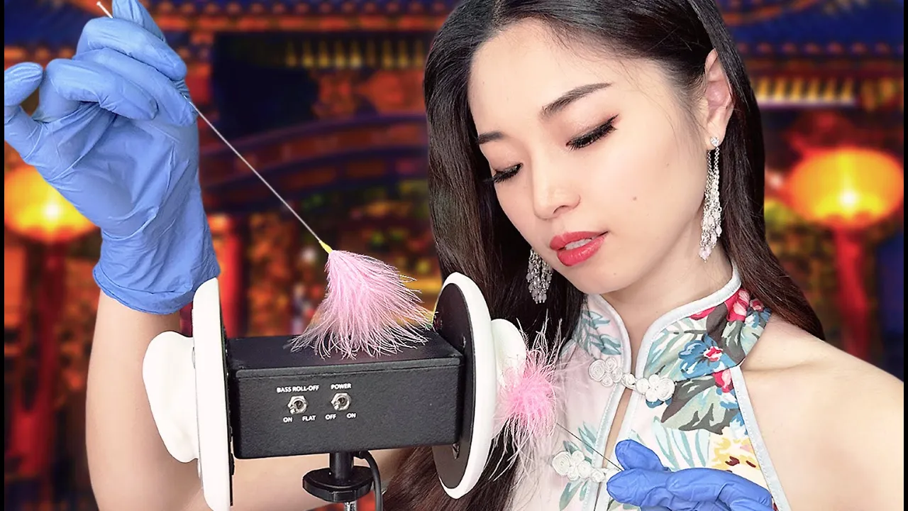 [婷婷]带你体验传统的中式耳朵清洁，沉浸在平静的氛围中 | ASMR番茄助眠