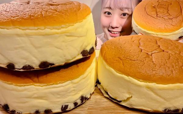 [MIYU美优]超级美味的瑞可爷爷奶酪芝士蛋糕|吃播 | ASMR番茄助眠
