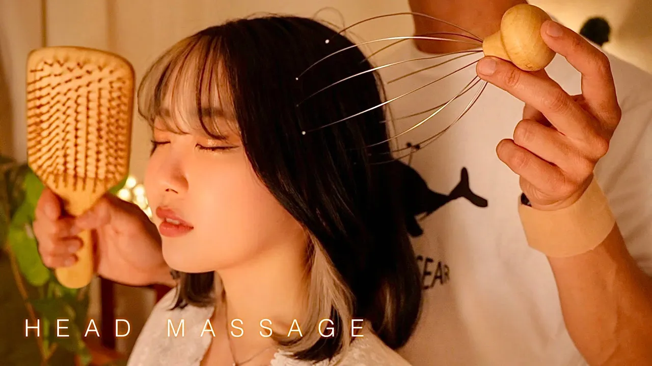 [benio店長] 体验东京头皮按摩项目|梳头发|深度睡眠 | ASMR番茄助眠