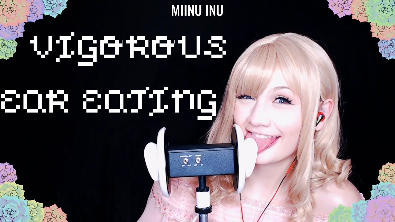 [Miinu Inu] 快速的舔耳吃耳朵|获取强烈的刺痛感 | ASMR番茄助眠
