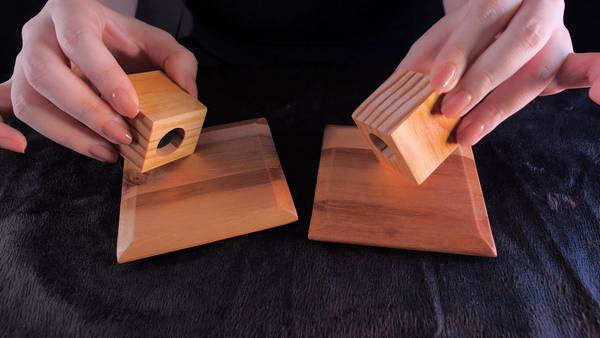 [PPOMO] 放松睡眠的触发音 | 木块刮擦 | 指甲敲击 | 芦荟胶 | ASMR番茄助眠