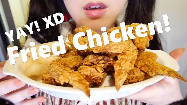 [PPOMO] 品尝美味的脆皮炸鸡翅  | 咀嚼音ASMR | ASMR番茄助眠