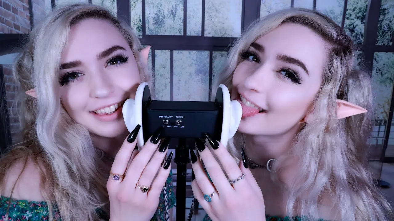 [RoseASMR]照顾你的双胞胎仙女|吃耳朵|轻咬 | ASMR番茄助眠