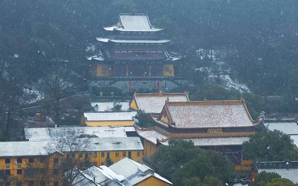 [小予的白噪音]南屏晚钟|敲木鱼|钟声|下雪天 | ASMR番茄助眠