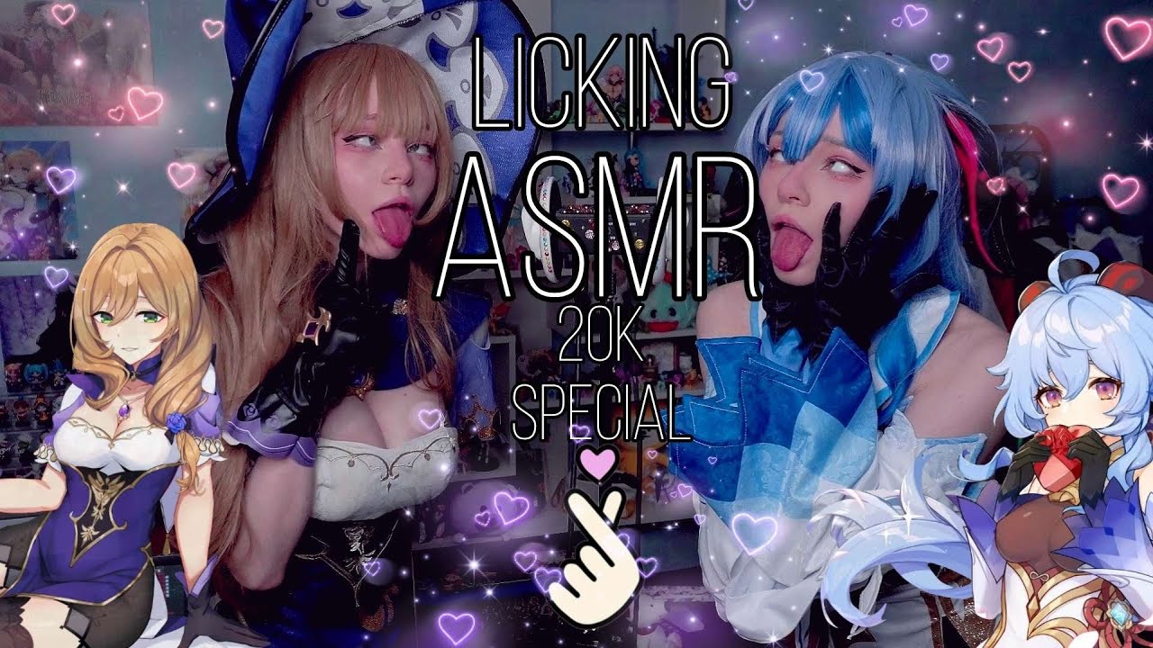 [LinaNeyeon]原神:丽莎和甘雨角色扮演|双人舔耳助眠 | ASMR番茄助眠