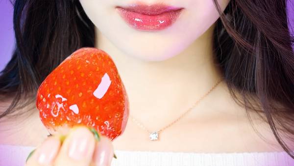 [Workt]超近距离特写吃草莓|糖葫芦|口腔音 | ASMR番茄助眠