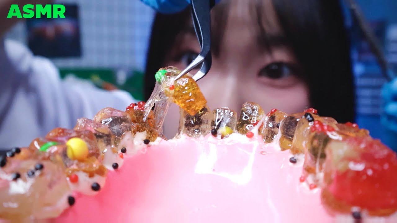 [Lucy ASMR] 牙医小姐姐的奇怪口腔护理 | 糖果+棉花糖咀嚼音 | 角色扮演 | ASMR番茄助眠