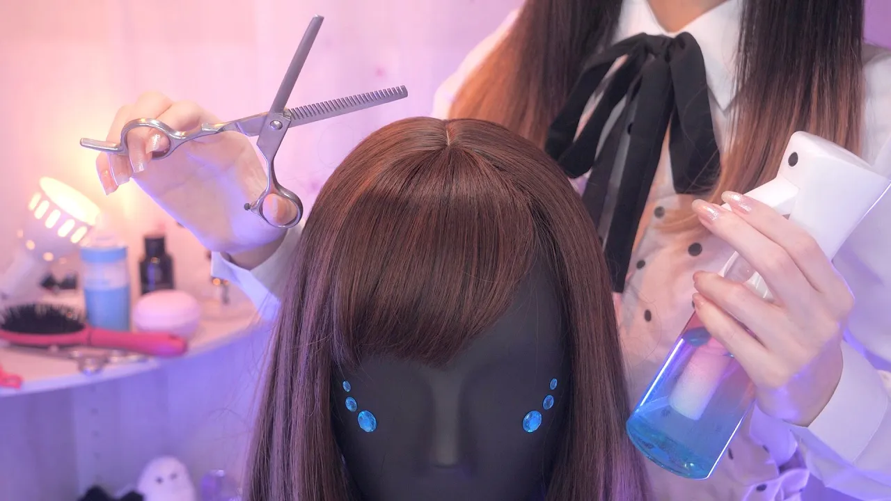 [Coromo Sara]超级逼真的理发和头部按摩Spa | ASMR番茄助眠