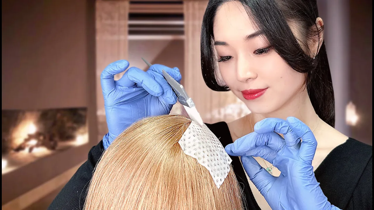 [婷婷]促进睡眠的头发护理|睡眠诱导 | ASMR番茄助眠