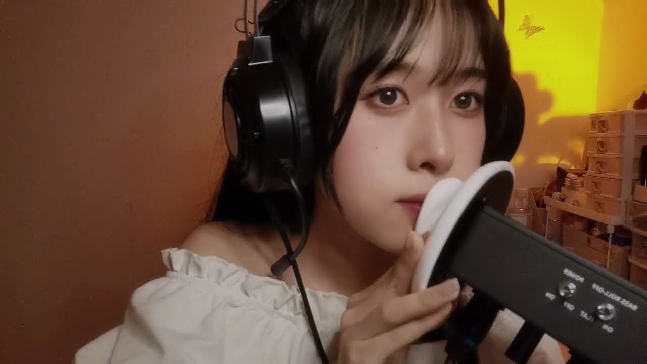 [椰子]深入口腔音|弹舌音|鹅毛棒|吹气 | ASMR番茄助眠