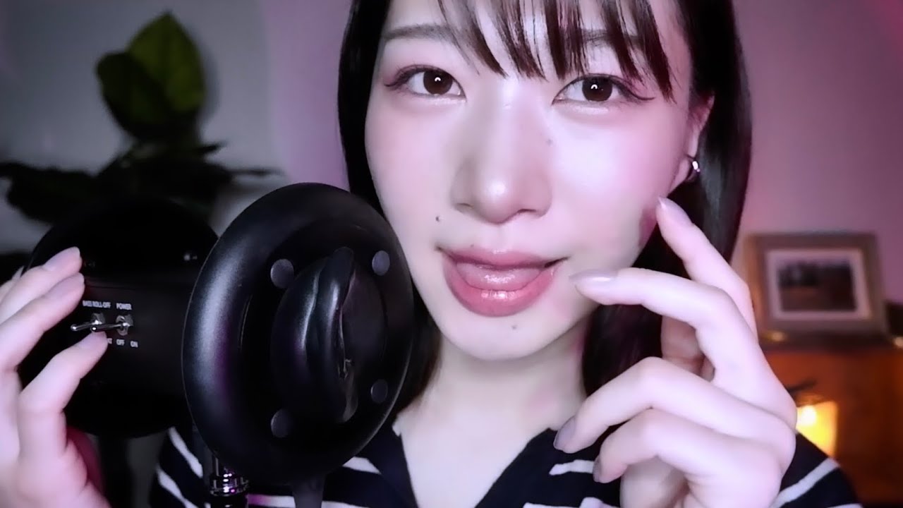 [SARA]温柔放松的舔耳口腔音|Ear eating | ASMR番茄助眠